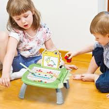 Sajha 24 Kids Magnetic Peg Board Activity Table