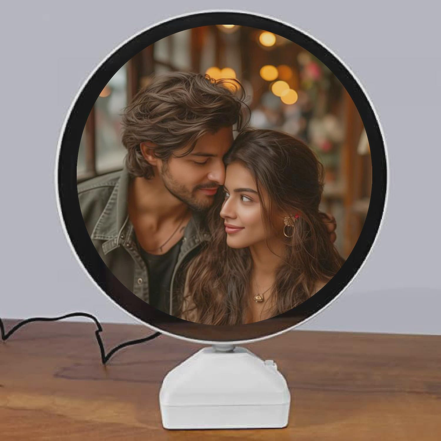 Magic Mirror Photo Frame With Light Photos