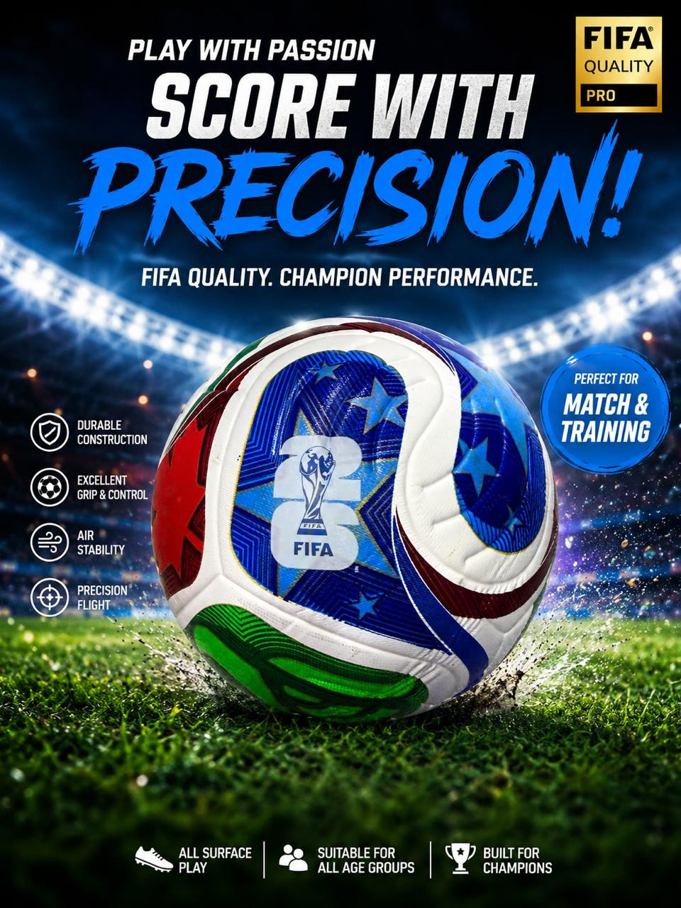 Sajha24  FIFA Inspired Premium Professional Football