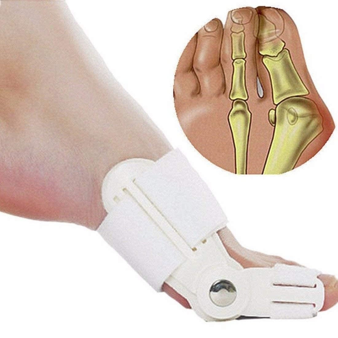 Sajha24 Toe Straightener Plastic Bunion Splint Pad